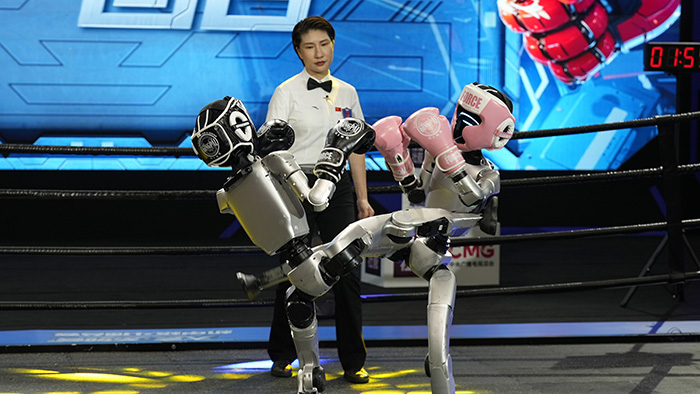 宇樹G1格斗比賽央視直播:開啟全球人形機器人格斗競技新時代 宇樹G1格斗比賽央視直播:開啟全球人形機器人格斗競技新時代