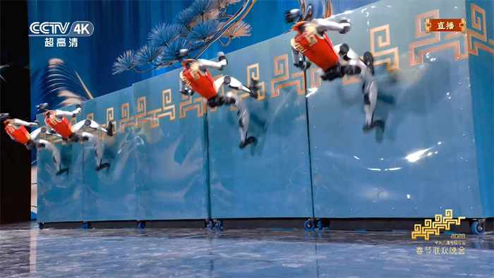 以武會(huì)春，宇樹春晚機(jī)器人馬年秀出“賽博真功夫”